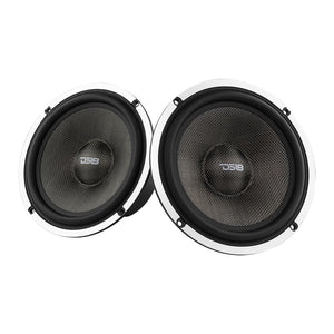 DX 6.5" 2- Way Component Speaker System With Kevlar Cone 230 Watts Rms 4-Ohm - DS18