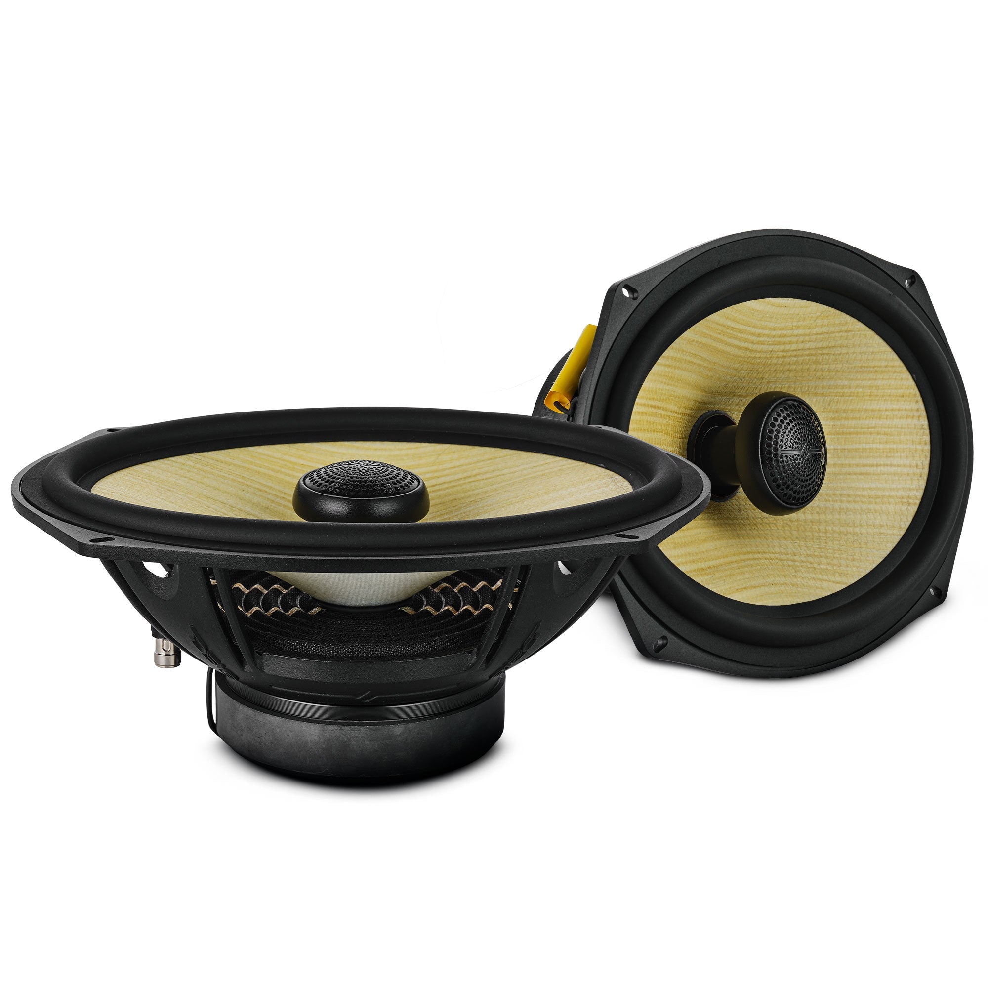 DXQ 6x9" 2-Way Coaxial Speaker with Yellow Straw and Composite Foam Cone | 150W RMS 4-Ohm - DS18