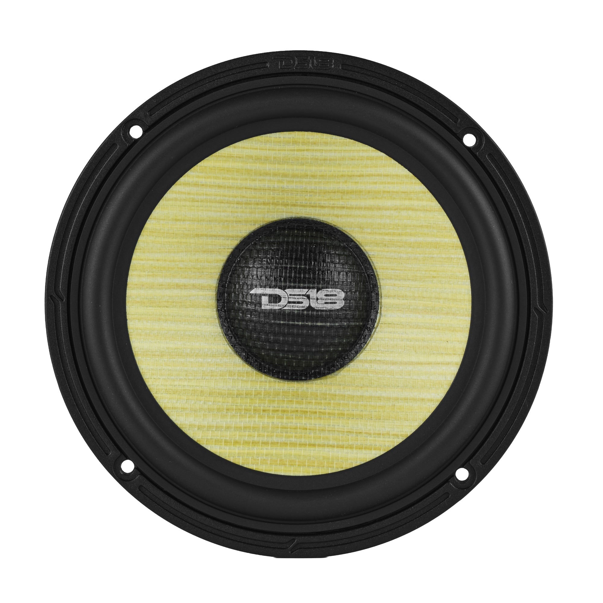 DXQ 6.5" 2-Way Component Speaker Set with Yellow Straw + Composite Foam Cone | 150W RMS 4-Ohm - DS18