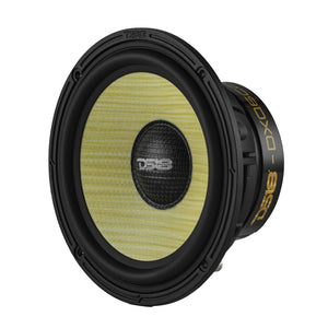 DXQ 6.5" 2-Way Component Speaker Set with Yellow Straw + Composite Foam Cone | 150W RMS 4-Ohm - DS18
