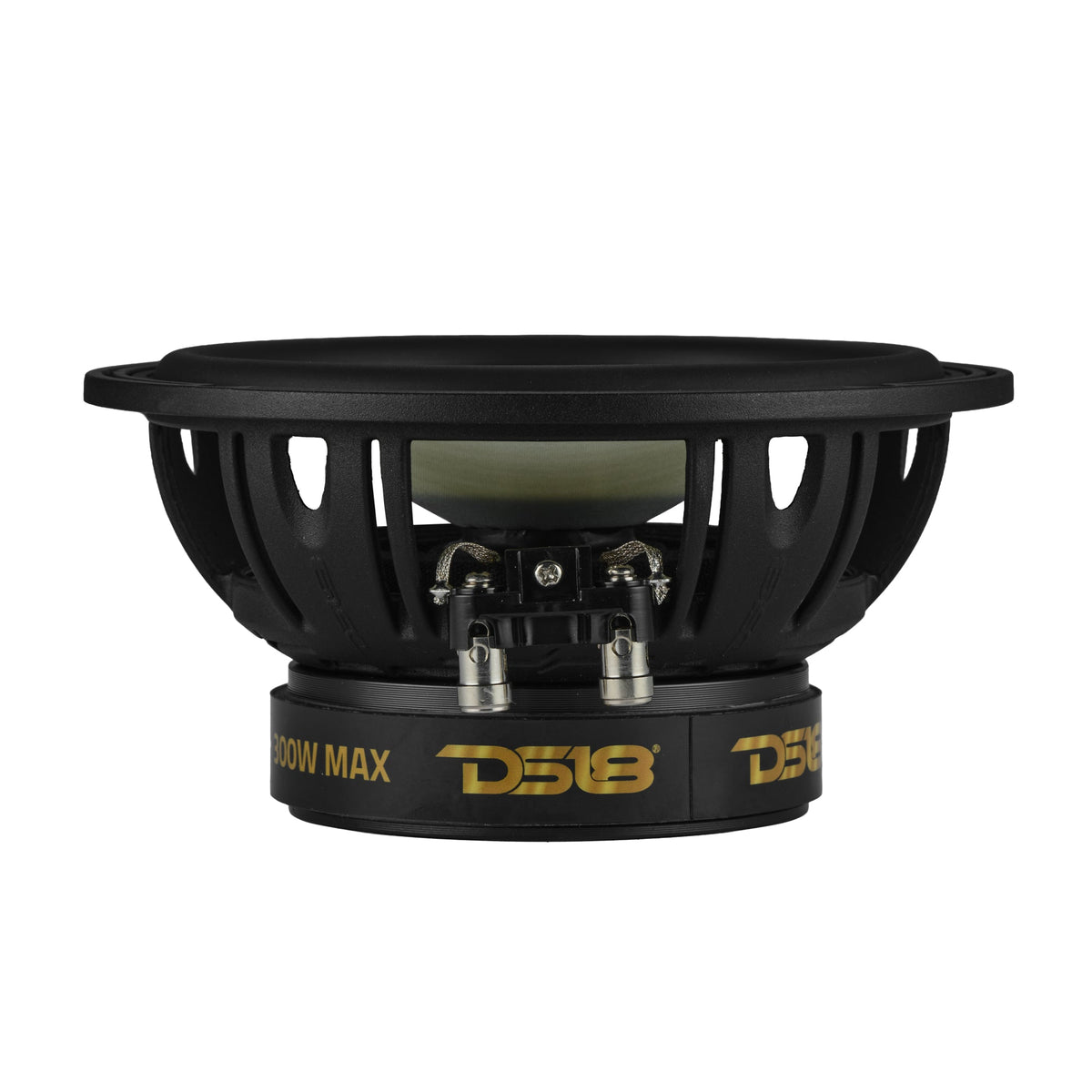 DXQ 6.5" 2-Way Component Speaker Set with Yellow Straw + Composite Foam Cone | 150W RMS 4-Ohm - DS18