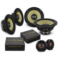 DXQ 6.5" 3-Way Component Speaker Set with Neodymium Magnet and Yellow Straw + Composite Foam Cone | | 180W RMS 4-Ohm - DS18