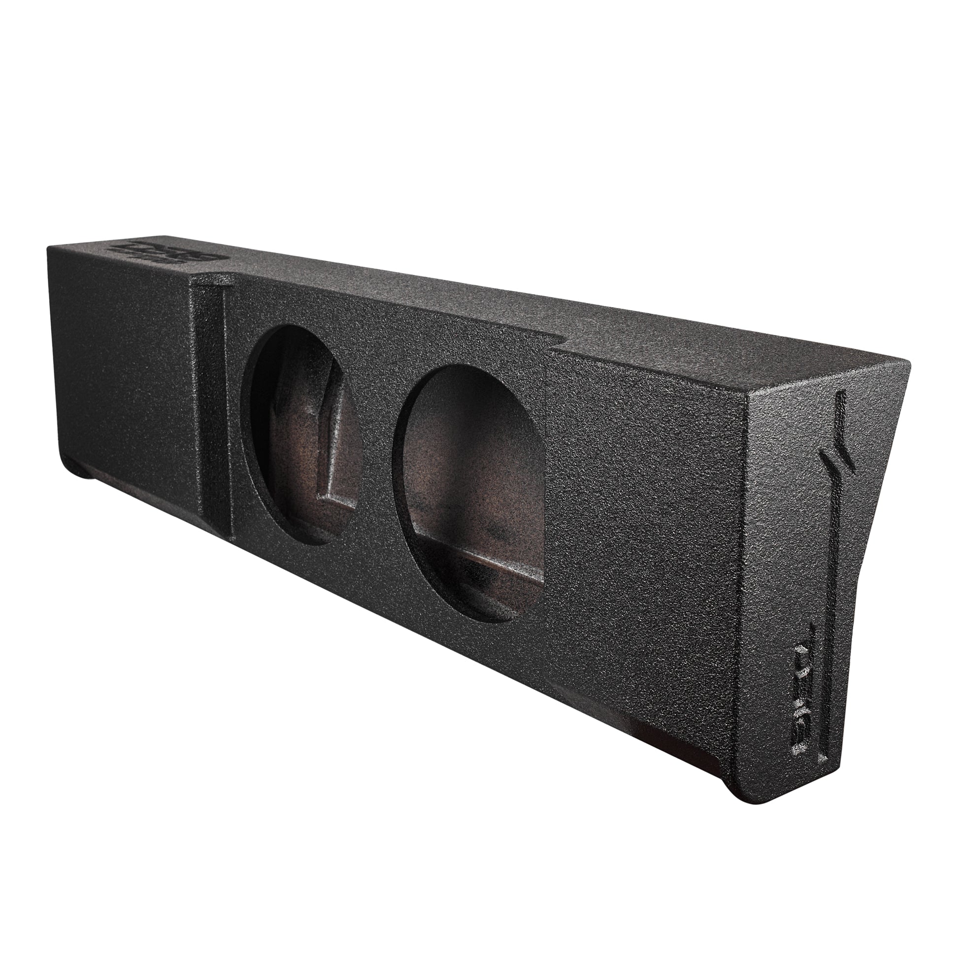 Subwoofer Enclosure for 2009-Up Ford F-150 and 2017-2026 Super Duty F-250/F-350 Crew Cabs, Dual 12" Under Rear Seat Down-Fire