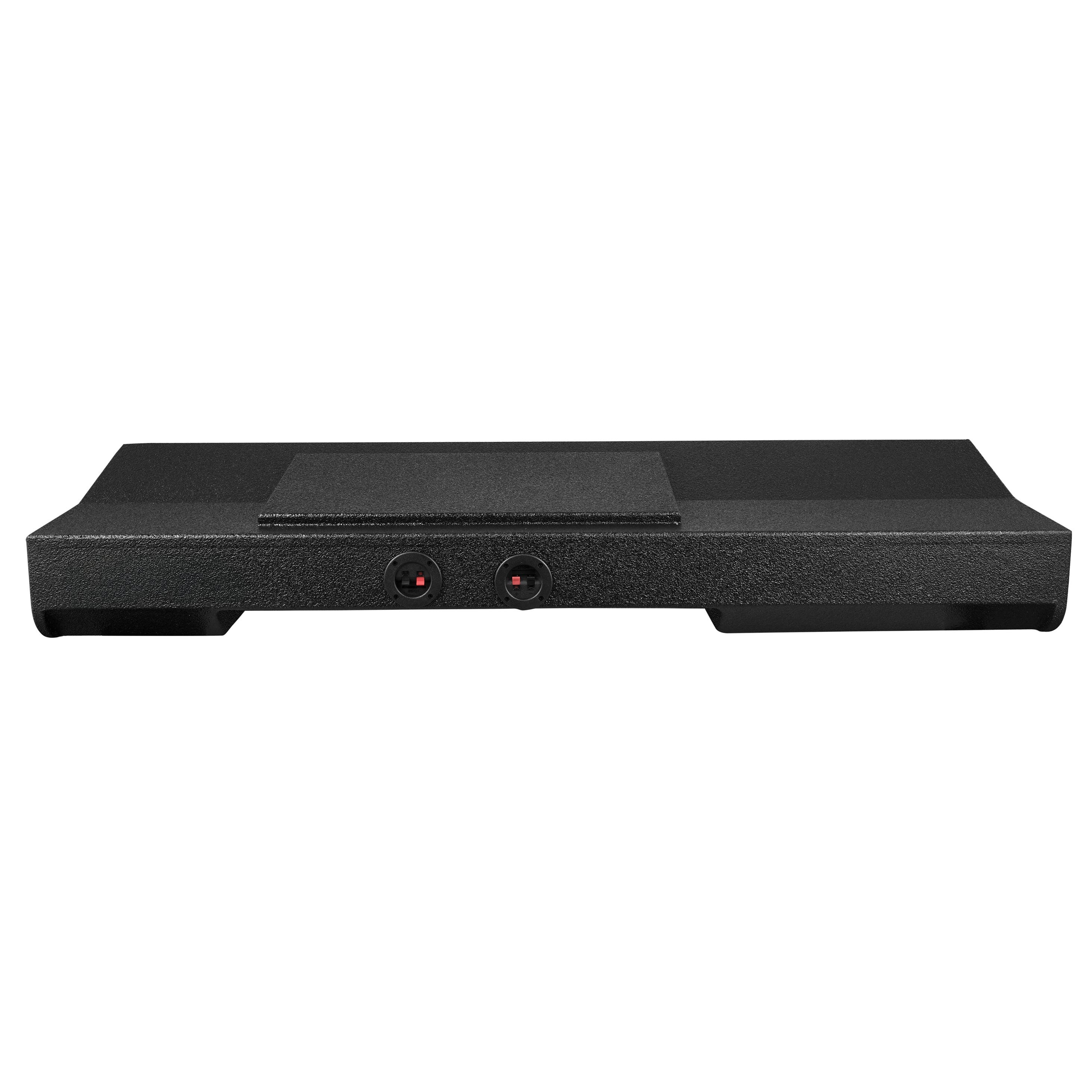 Subwoofer Enclosure for 2009-Up Ford F-150 and 2017-2026 Super Duty F-250/F-350 Crew Cabs, Dual 12" Under Rear Seat Down-Fire