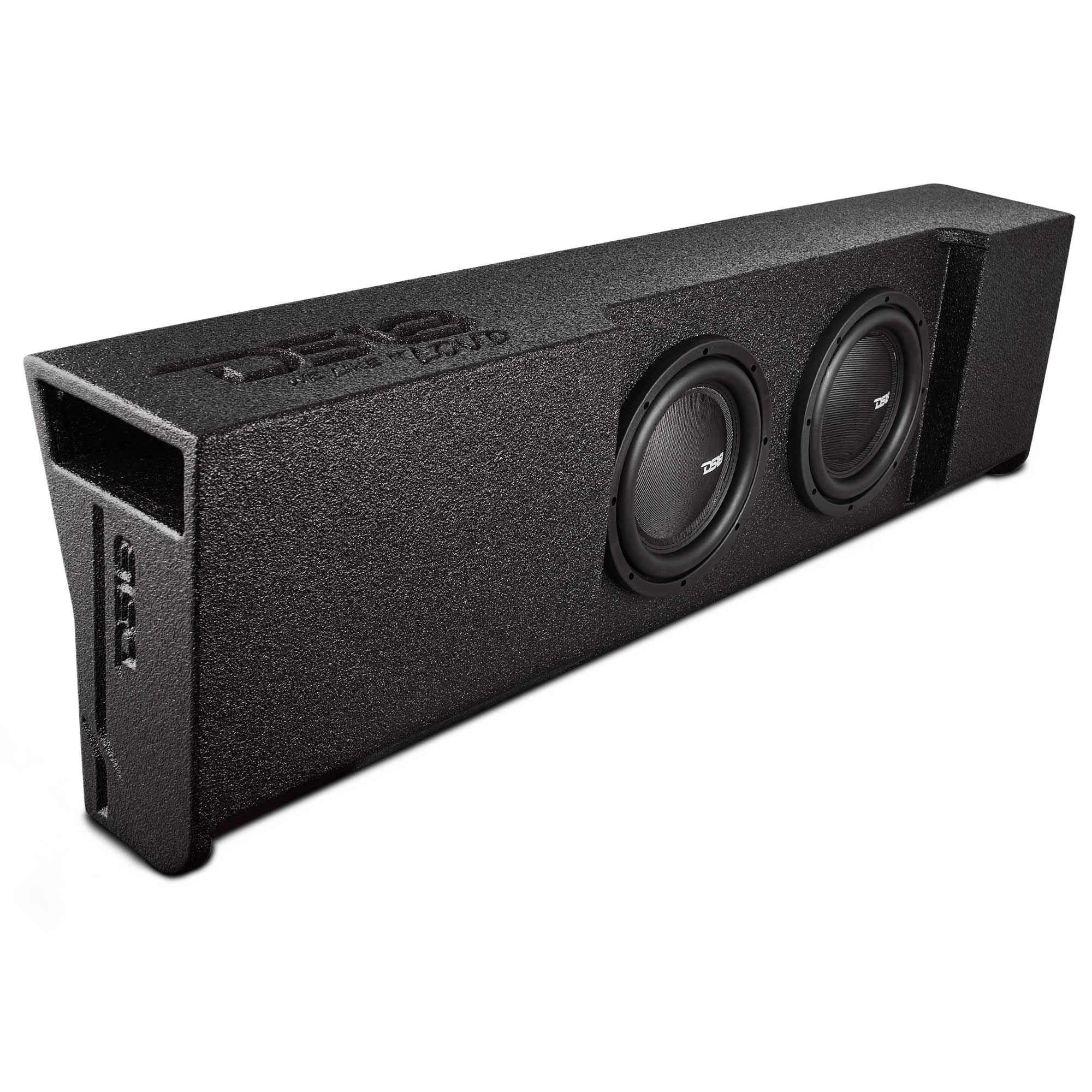 Loaded 2 x 10" Subwoofer Enclosure for 2009 - UP Ford F-150 Crew Cab 2017 – 2026 Super Duty F-250 / F-350 Crew Cab - DS18
