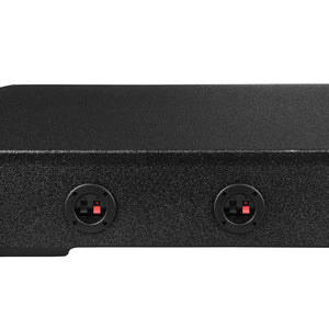 2018-2026 Jeep Gladiator Dual 8” Ported Subwoofer Under Seat Enclosure with Amplifier - DS18