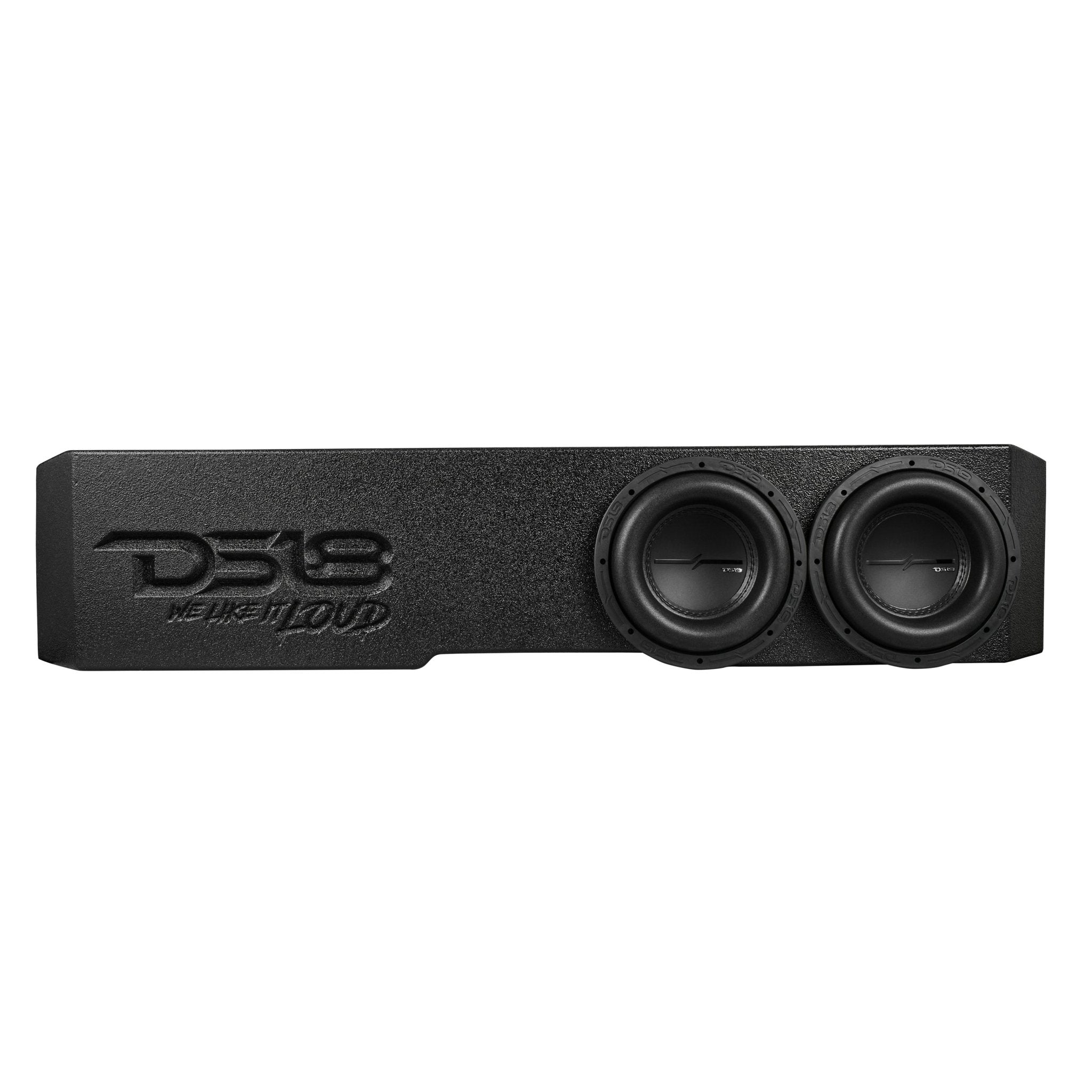 2018-2026 Jeep Gladiator Dual 8” Ported Subwoofer Under Seat Enclosure with Amplifier - DS18