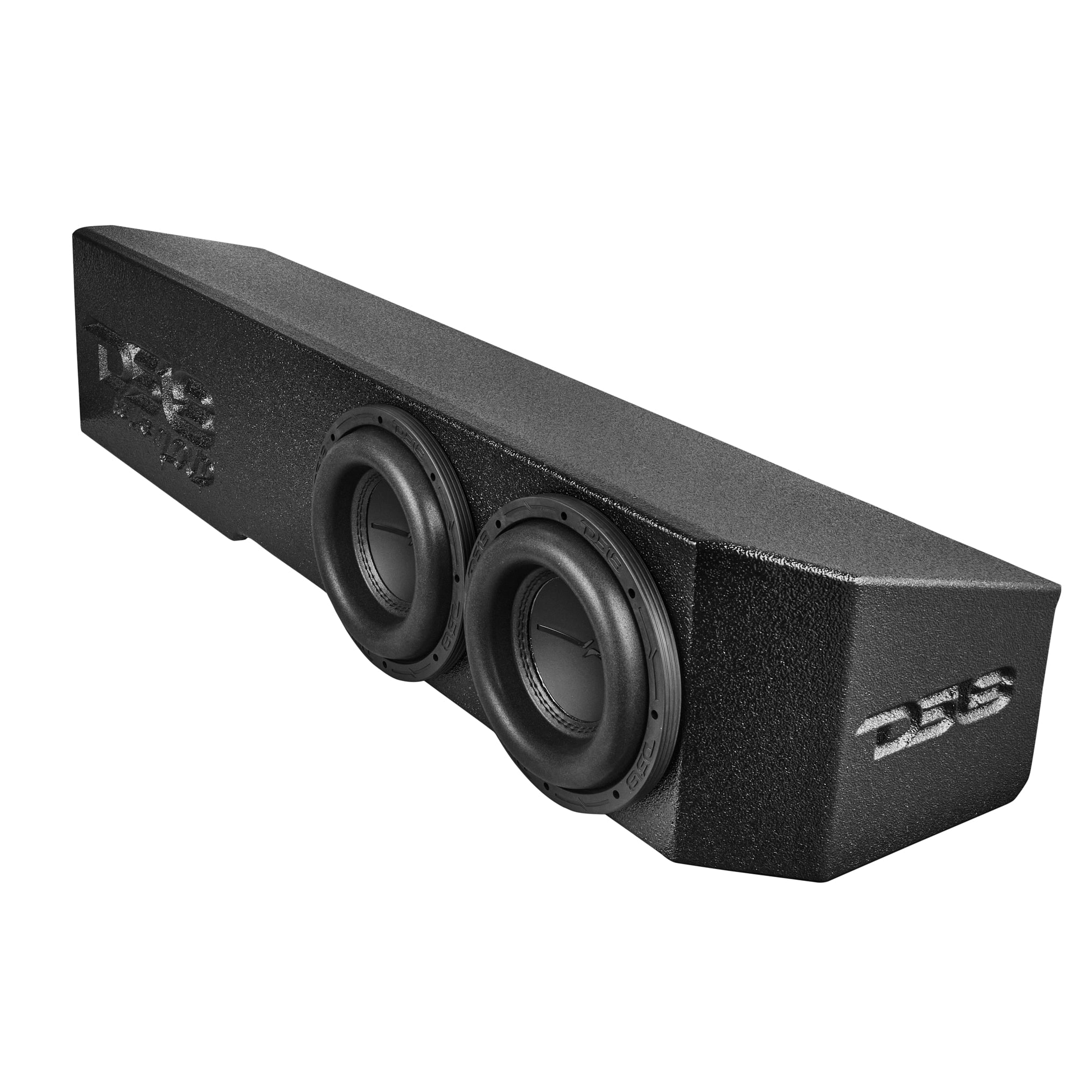 2018-2026 Jeep Gladiator Dual 8” Ported Subwoofer Under Seat Enclosure with Amplifier - DS18