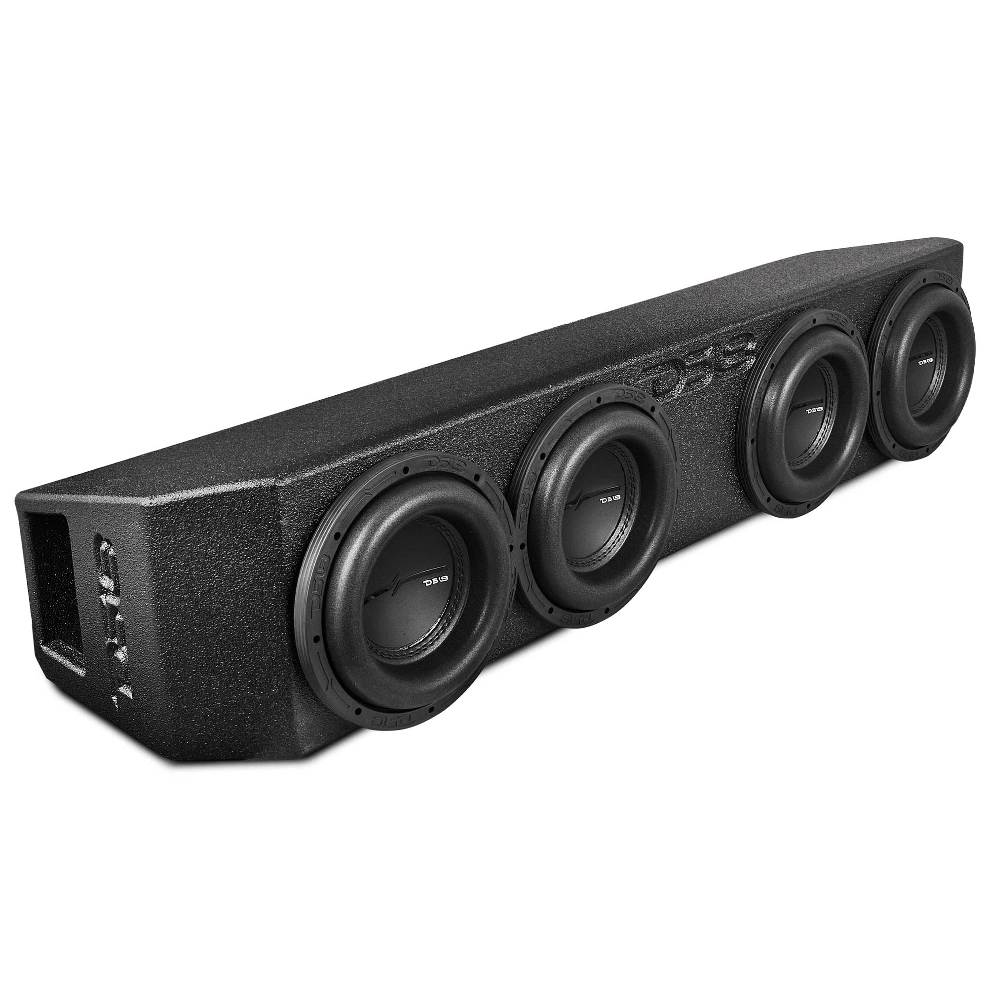 2018-2026 Jeep Gladiator Quadruple 8” Ported Subwoofer Under Seat Enclosure with Amplifier - DS18
