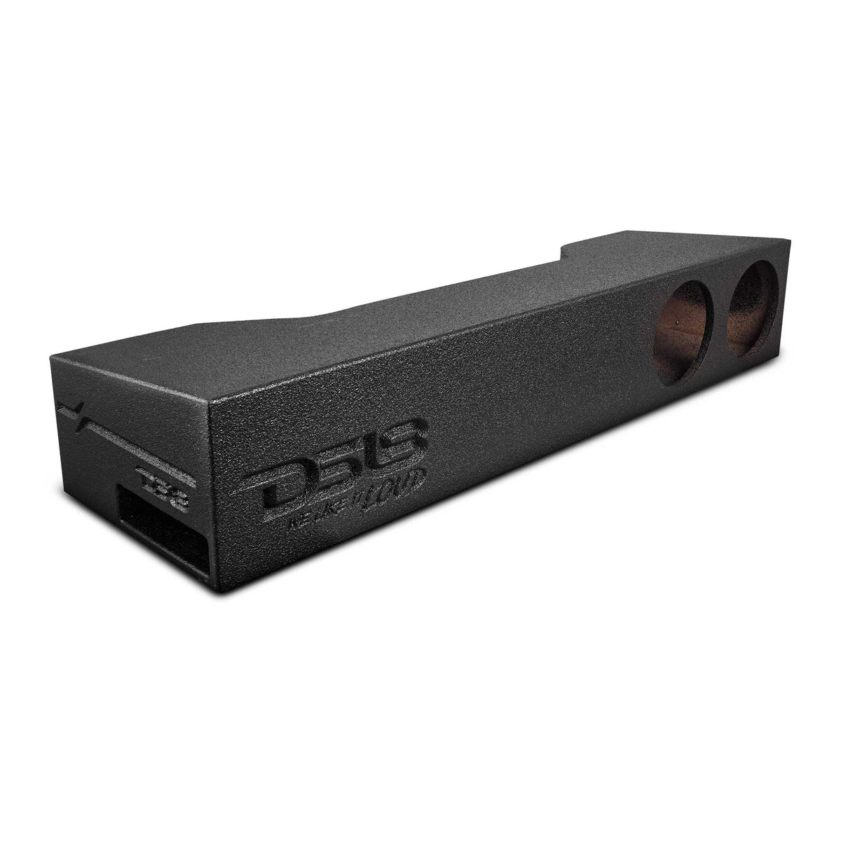 Subwoofer Enclosure for 2019-2024 RAM Trucks 4-Door Models, Dual 8" Under Rear Seat Front-Fire Ported Box - DS18