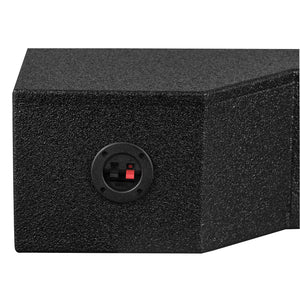 Subwoofer Enclosure for 2019-2024 RAM Trucks 4-Door Models, Dual 8" Under Rear Seat Front-Fire Ported Box - DS18