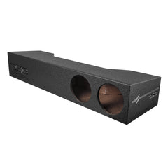 Subwoofer Enclosure for 2019-2024 RAM Trucks 4-Door Models, Dual 8" Under Rear Seat Front-Fire Ported Box - DS18