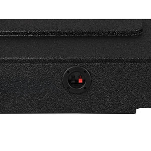 Subwoofer Enclosure for 2007-2026 Chevy/GMC and 2009-2026 Ford F-150/Super Duty Crew Cabs, Dual 8" Under Rear Seat Front-Fire