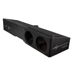 Subwoofer Enclosure for 2007-2026 Chevy/GMC and 2009-2026 Ford F-150/Super Duty Crew Cabs, Dual 8" Under Rear Seat Front-Fire