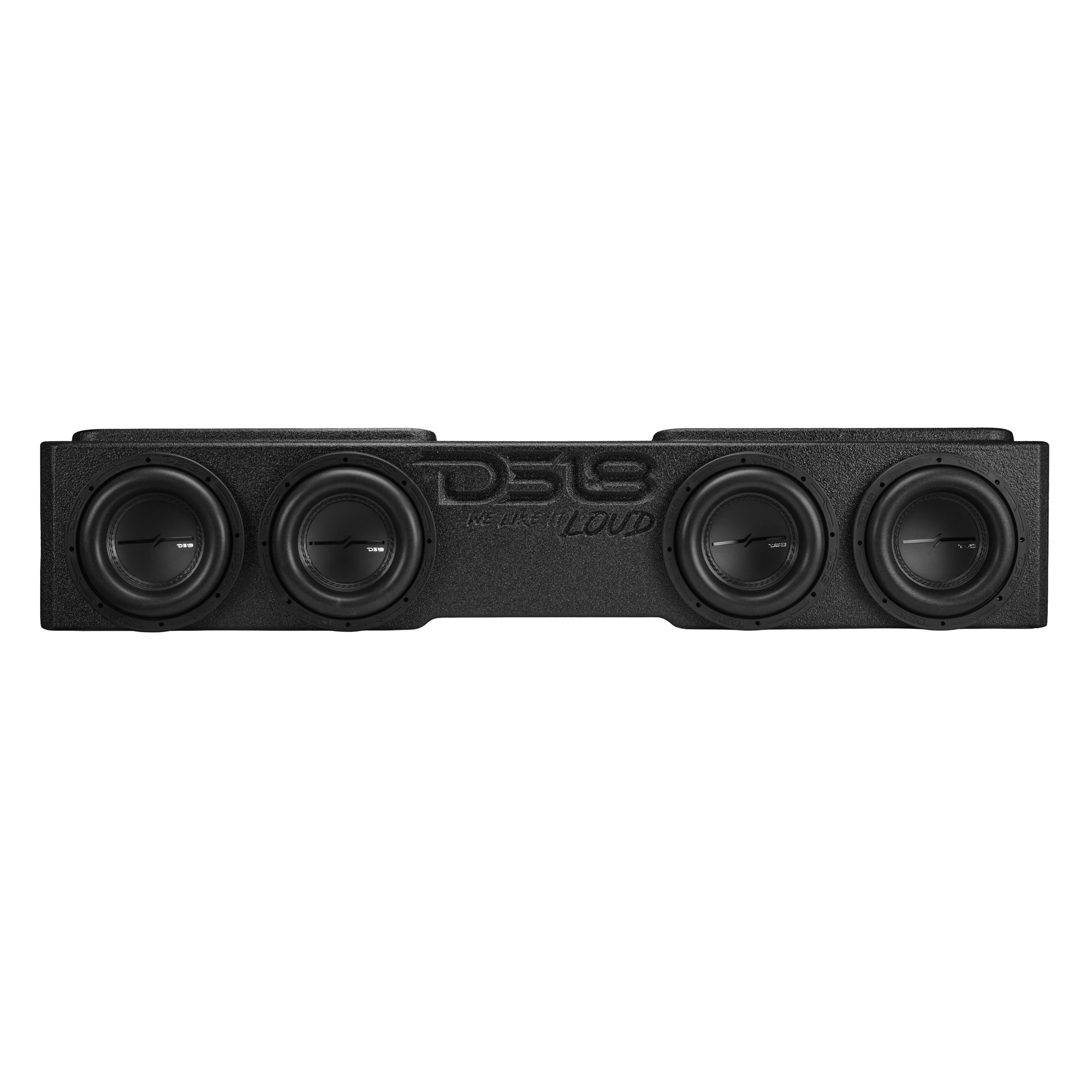 Loaded 4 x 8" Subwoofer Enclosure for Chevy/GMC Crew Cabs (2007-2026) and Ford F-150/Super Duty Crew Cabs (2009-2026) - DS18