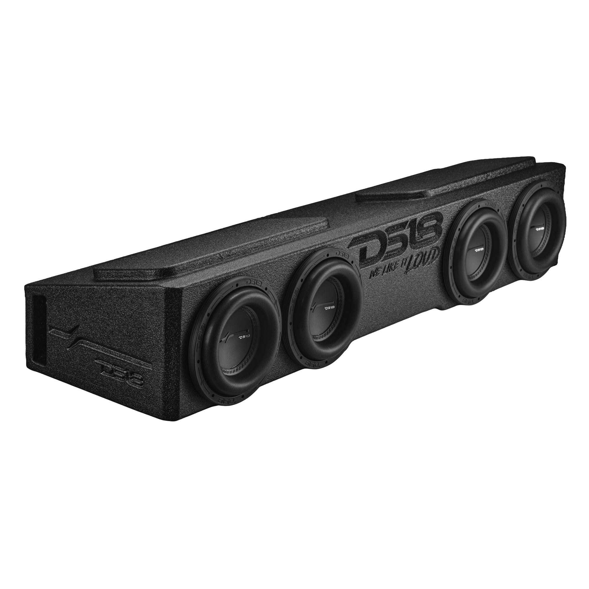 Loaded 4 x 8" Subwoofer Enclosure for Chevy/GMC Crew Cabs (2007-2026) and Ford F-150/Super Duty Crew Cabs (2009-2026) - DS18