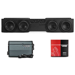 Loaded 4 x 8" Subwoofer Enclosure for Chevy/GMC Crew Cabs (2007-2026) and Ford F-150/Super Duty Crew Cabs (2009-2026) - DS18