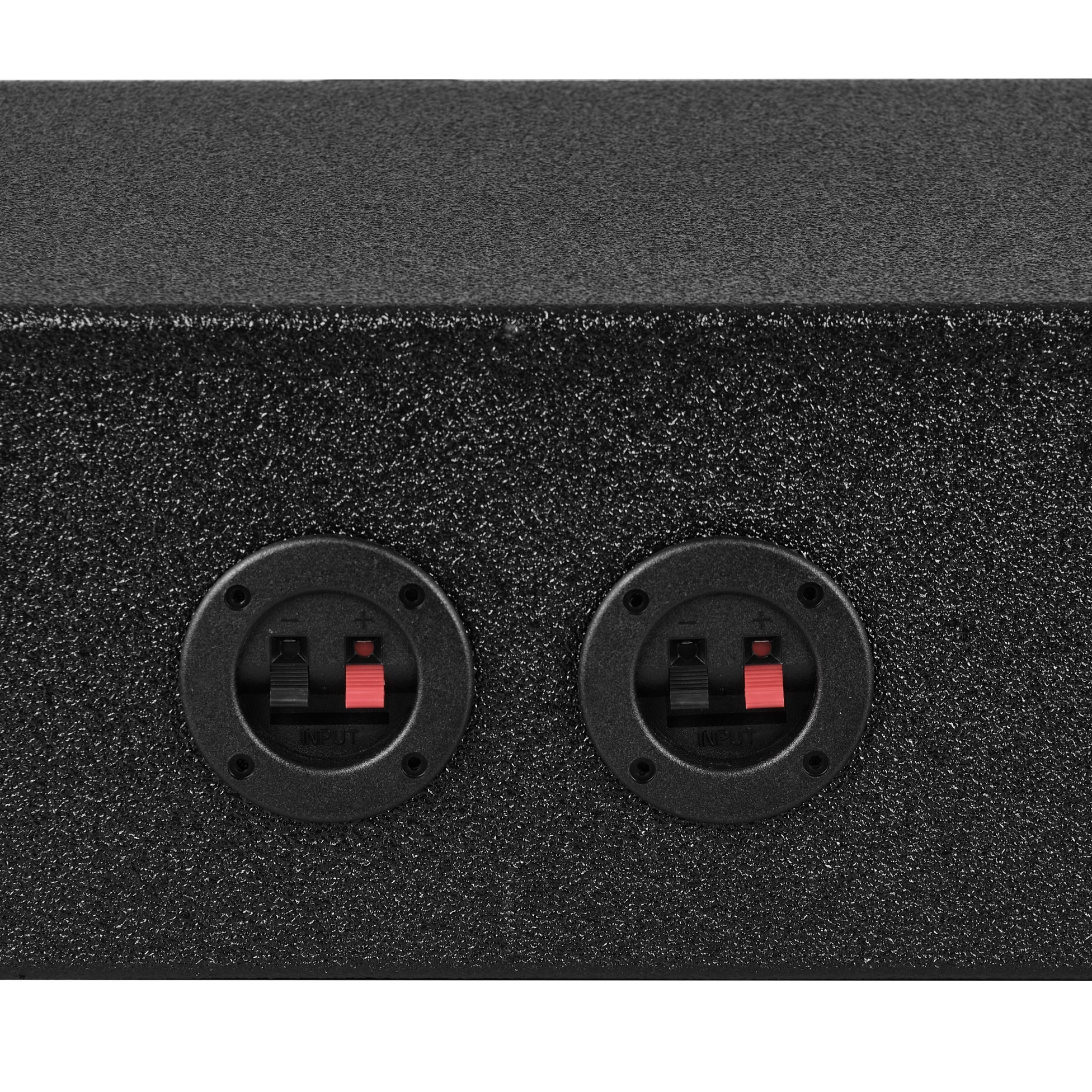 Subwoofer Enclosure for Dual 8" Subwoofers, Under Rear Seat Front-Fire Ported Box for Trucks - DS18