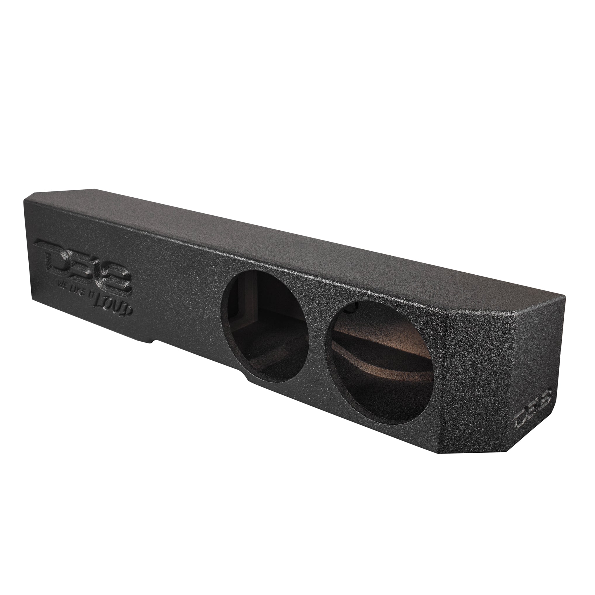 Subwoofer Enclosure for Dual 8" Subwoofers, Under Rear Seat Front-Fire Ported Box for Trucks - DS18