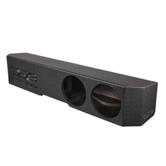 Subwoofer Enclosure for Dual 8" Subwoofers, Under Rear Seat Front-Fire Ported Box for Trucks - DS18