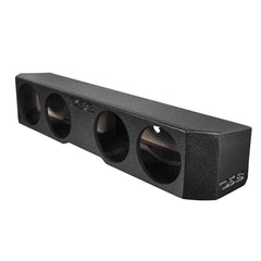 Subwoofer Enclosure for four 8" Subwoofers, Under Rear Seat Front-Fire Ported Box for Trucks - DS18