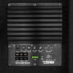 10" Loaded Amplified Shallow Down Fire Subwoofer Enclosure 250 Watts Rms - DS18