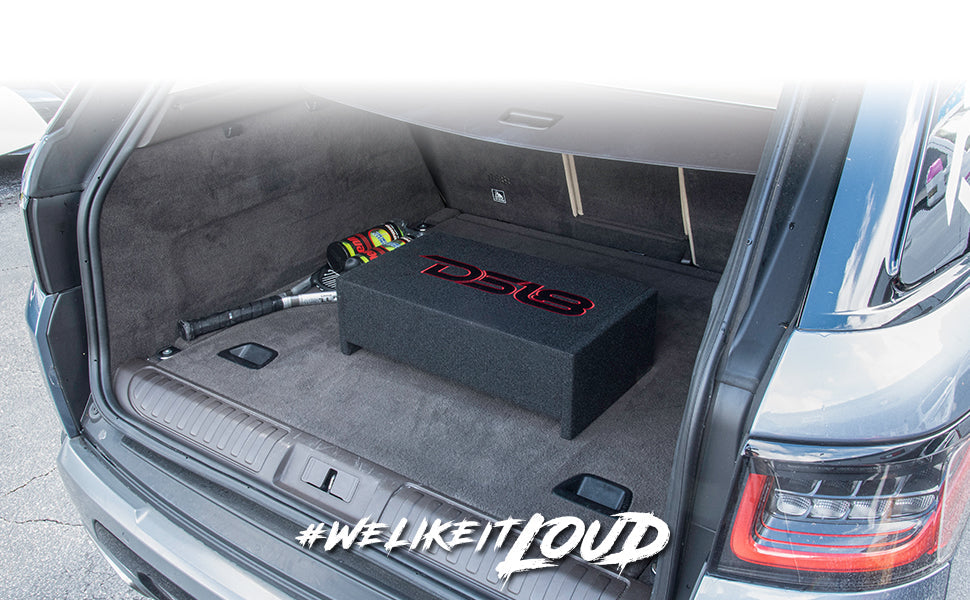 10" Loaded Amplified Shallow Down Fire Subwoofer Enclosure 250 Watts Rms - DS18