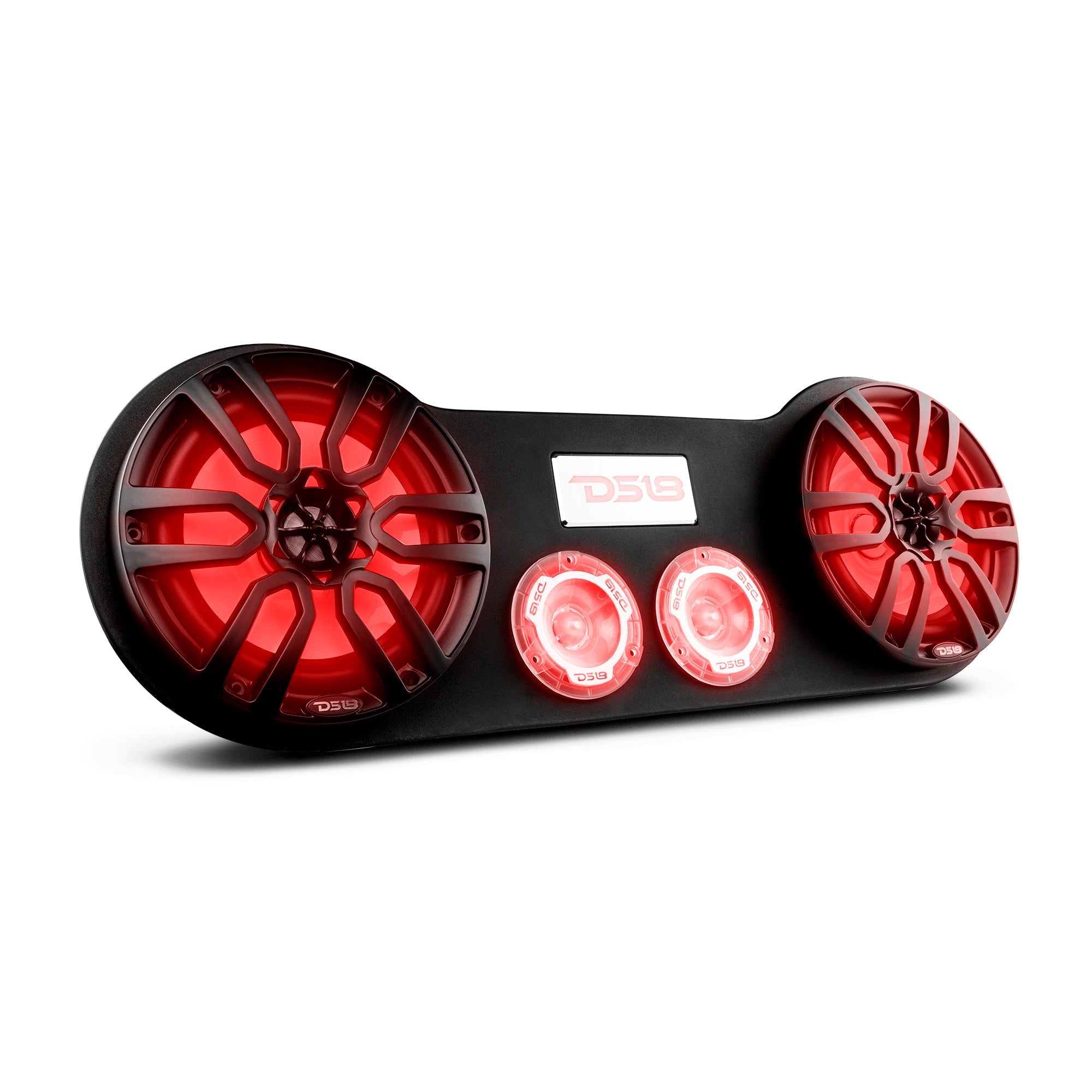 28" High Density ABS Universal Speakers Enclosure 2 X 8" and 2 x 3.78" Tweeters - DS18