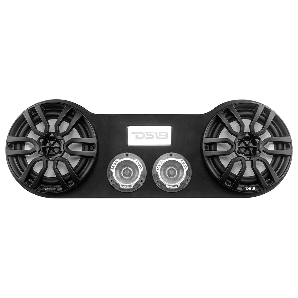 28" High Density ABS Universal Speakers Enclosure 2 X 8" and 2 x 3.78" Tweeters - DS18