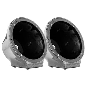 8” Universal Flat Mount Kick Panel Speaker Pod – Jet Skis, Jeeps, Motorcycles – RGB LED Lights - DS18