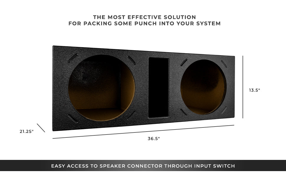 ENS-212SPB Ported Subwoofer Enclosure 2 X 12” - DS18