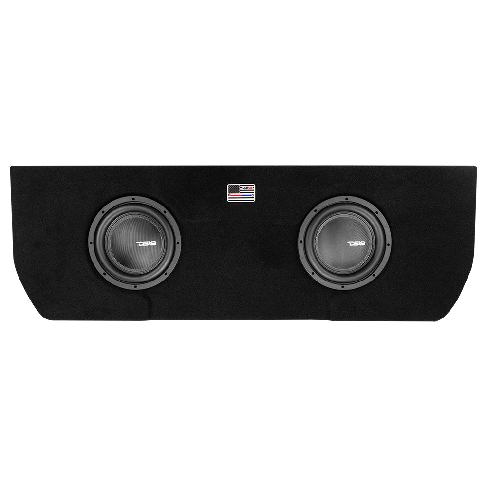 Dual 10" Loaded Subwoofer Enclosure for Tundra 2022 and Up Double Cab and Crew Max With subwoofers and Amplifier (2 X