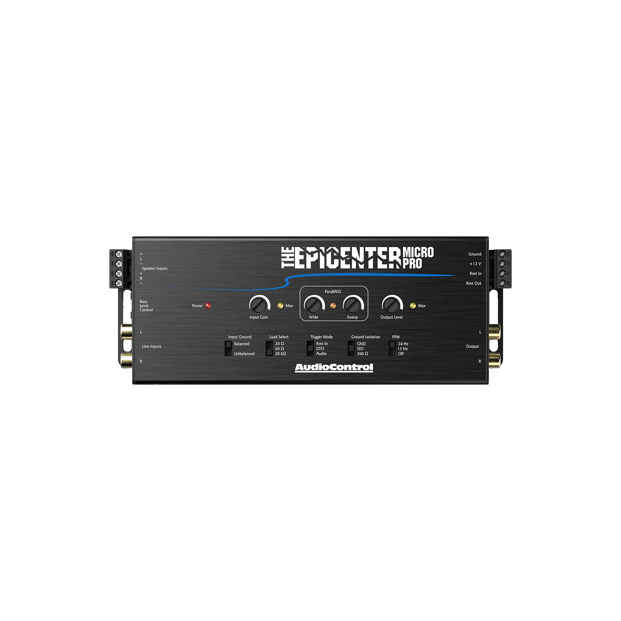 The EPICENTER Micro PRO Bass Restoration Processor & Line Output Converter w/ACR-4 Remote