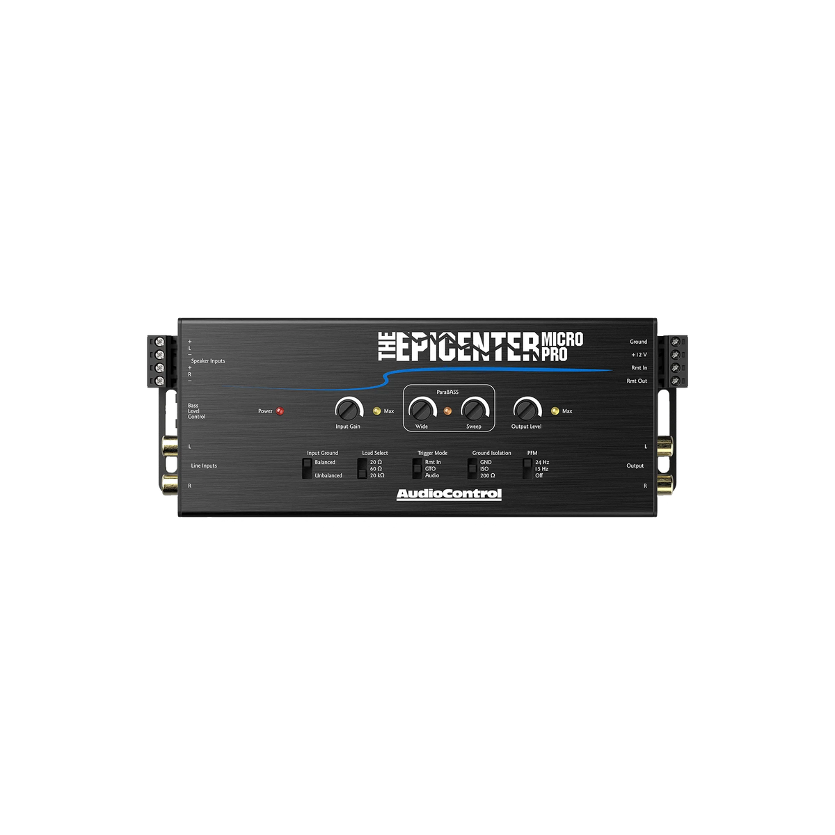 The EPICENTER Micro PRO Bass Restoration Processor & Line Output Converter w/ACR-4 Remote