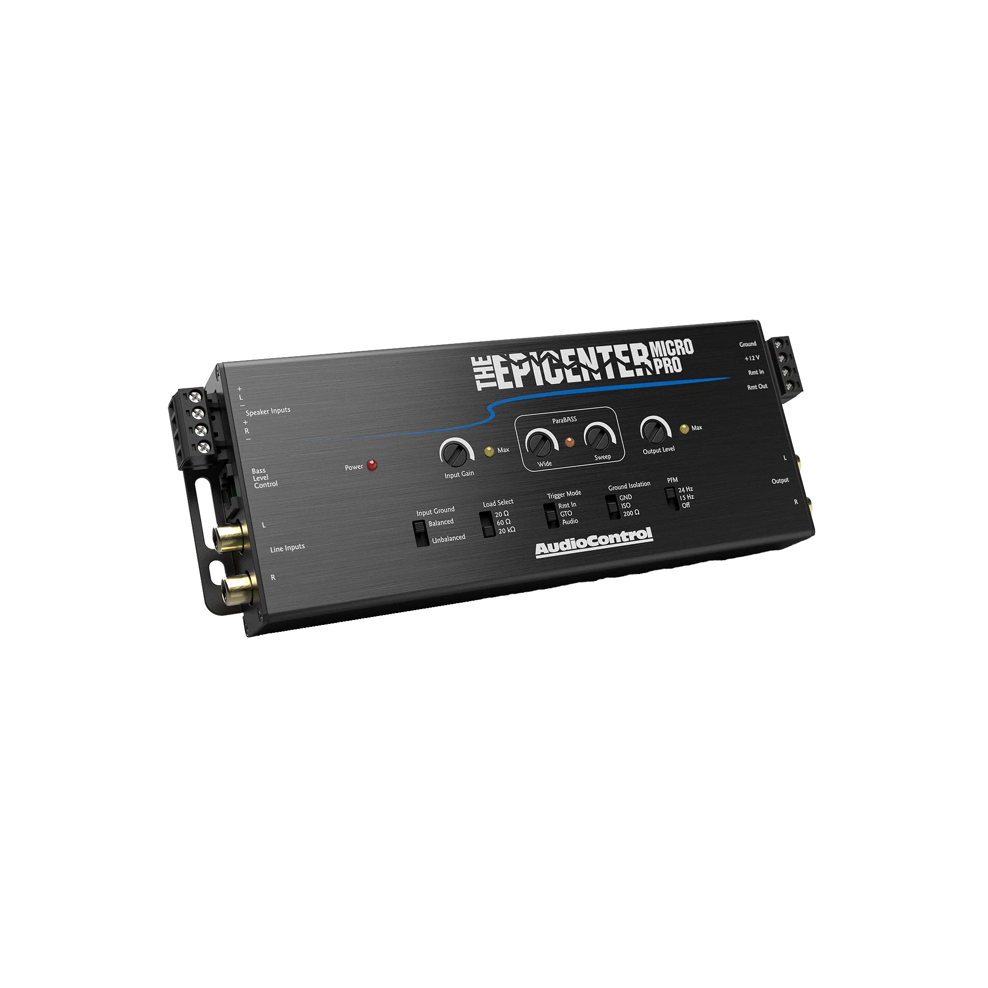 The EPICENTER Micro PRO Bass Restoration Processor & Line Output Converter w/ACR-4 Remote