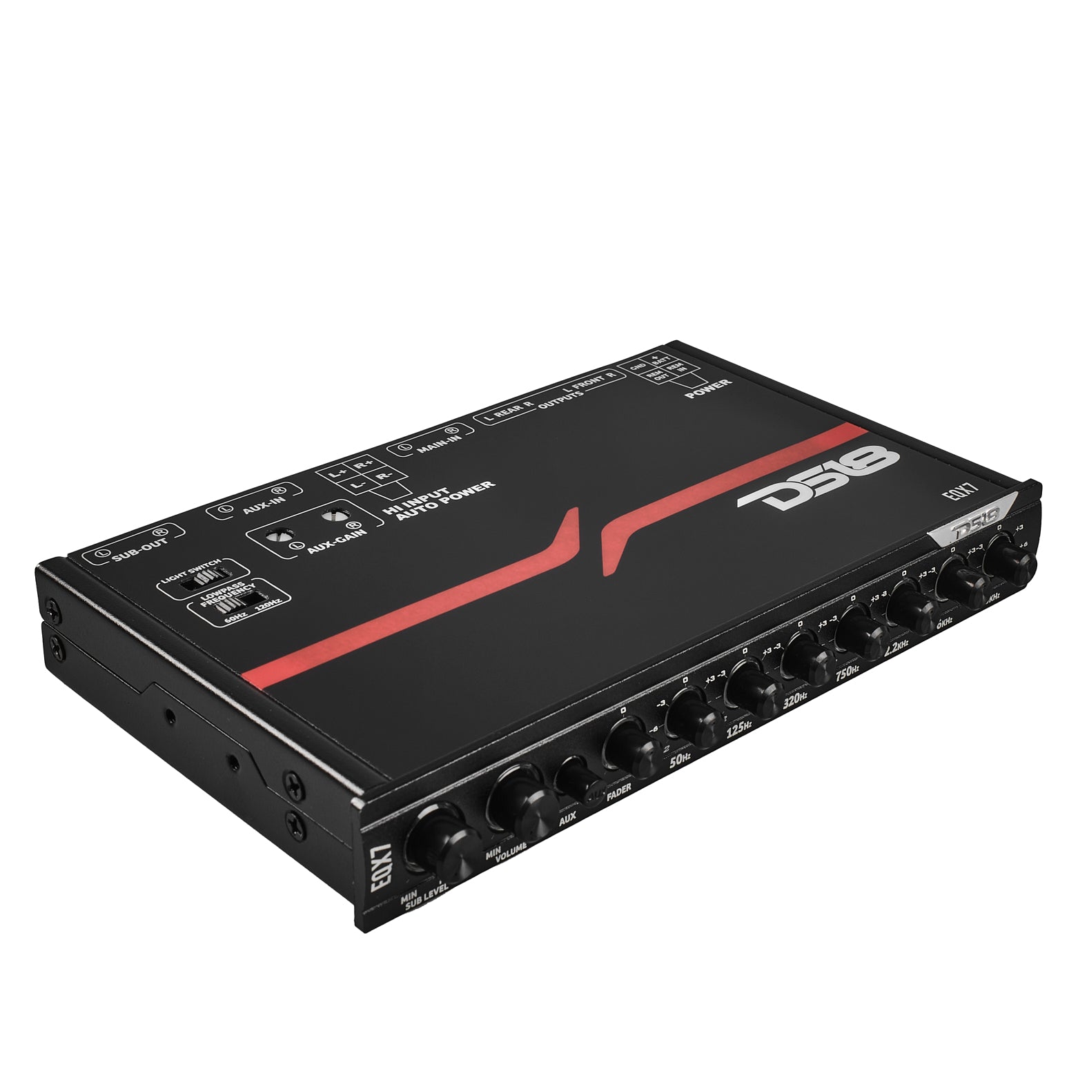 High Volt 7-Band Equalizer with High Level Input and Auto Turn On - DS18