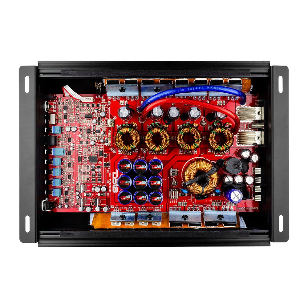 EXL 1-Channel Class D Amplifier 2000 Watts Rms @ 1-Ohm Made In Korea - DS18