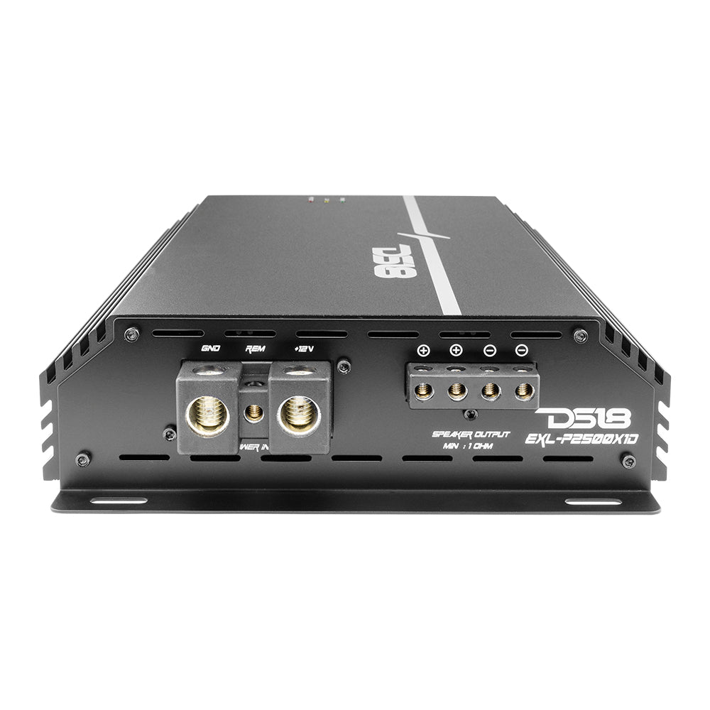 EXL 1-Channel Class D Amplifier 2500 Watts Rms @ 1-Ohm Made In Korea - DS18