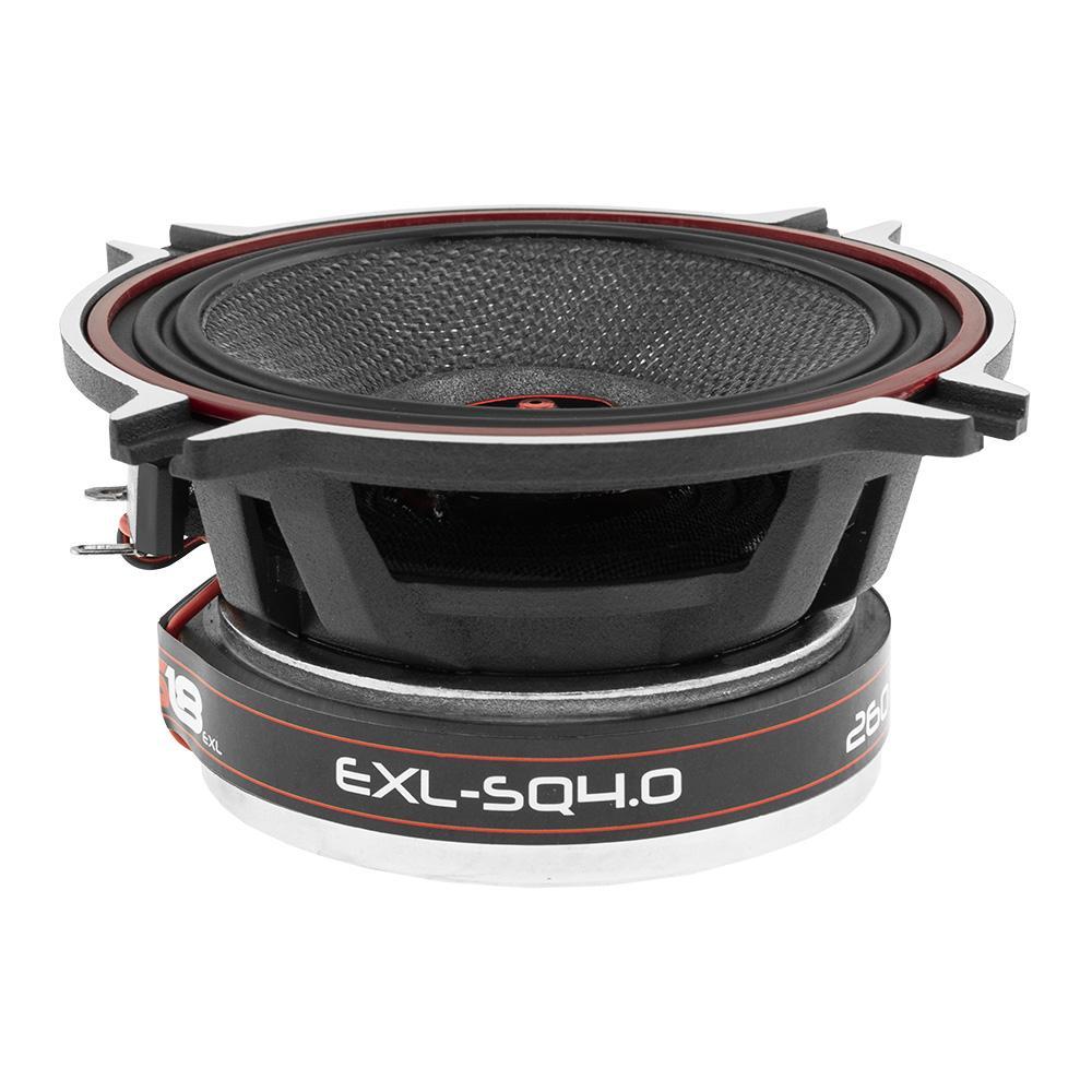 EXL 4" 2-Way Coaxial Speaker with Fiber Glass Cone | 60W RMS 3-Ohm - DS18