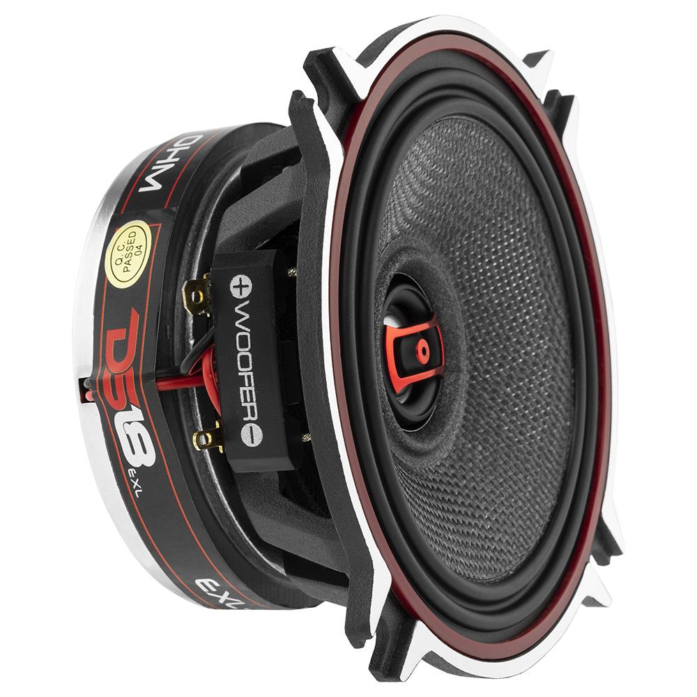 EXL 4" 2-Way Coaxial Speaker with Fiber Glass Cone | 60W RMS 3-Ohm - DS18