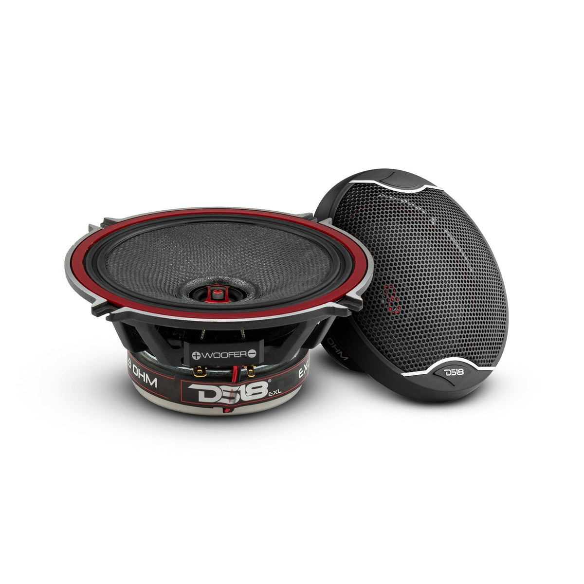 EXL 5.25" 2-Way Coaxial Speaker with Fiber Glass Cone | 80W RMS 3-Ohm - DS18