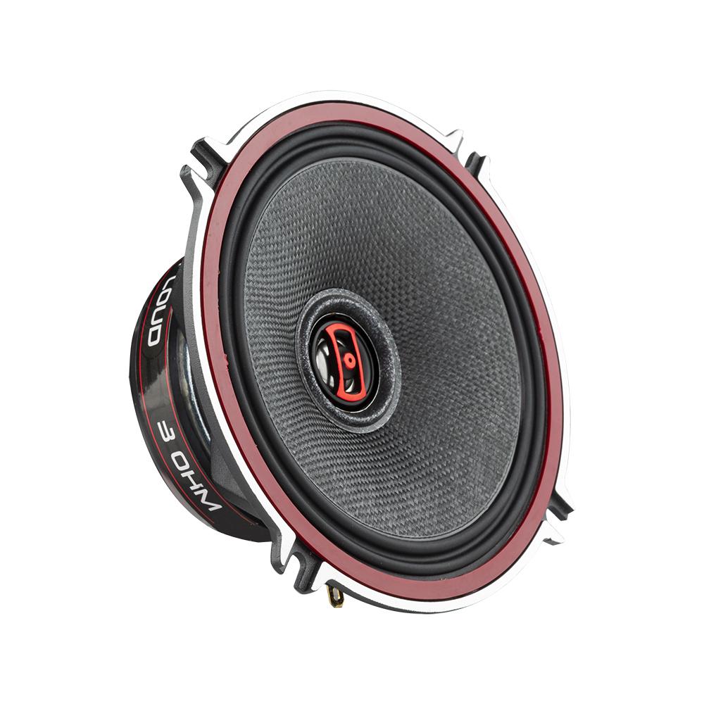 EXL 5.25" 2-Way Coaxial Speaker with Fiber Glass Cone | 80W RMS 3-Ohm - DS18