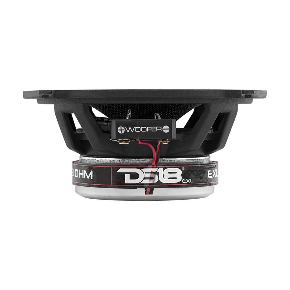 EXL 5.25" 2-Way Coaxial Speaker with Fiber Glass Cone | 80W RMS 3-Ohm - DS18