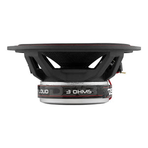 EXL 6.5" 2-Way Coaxial Speaker with Fiber Glass Cone | 120W RMS 3-Ohm - DS18