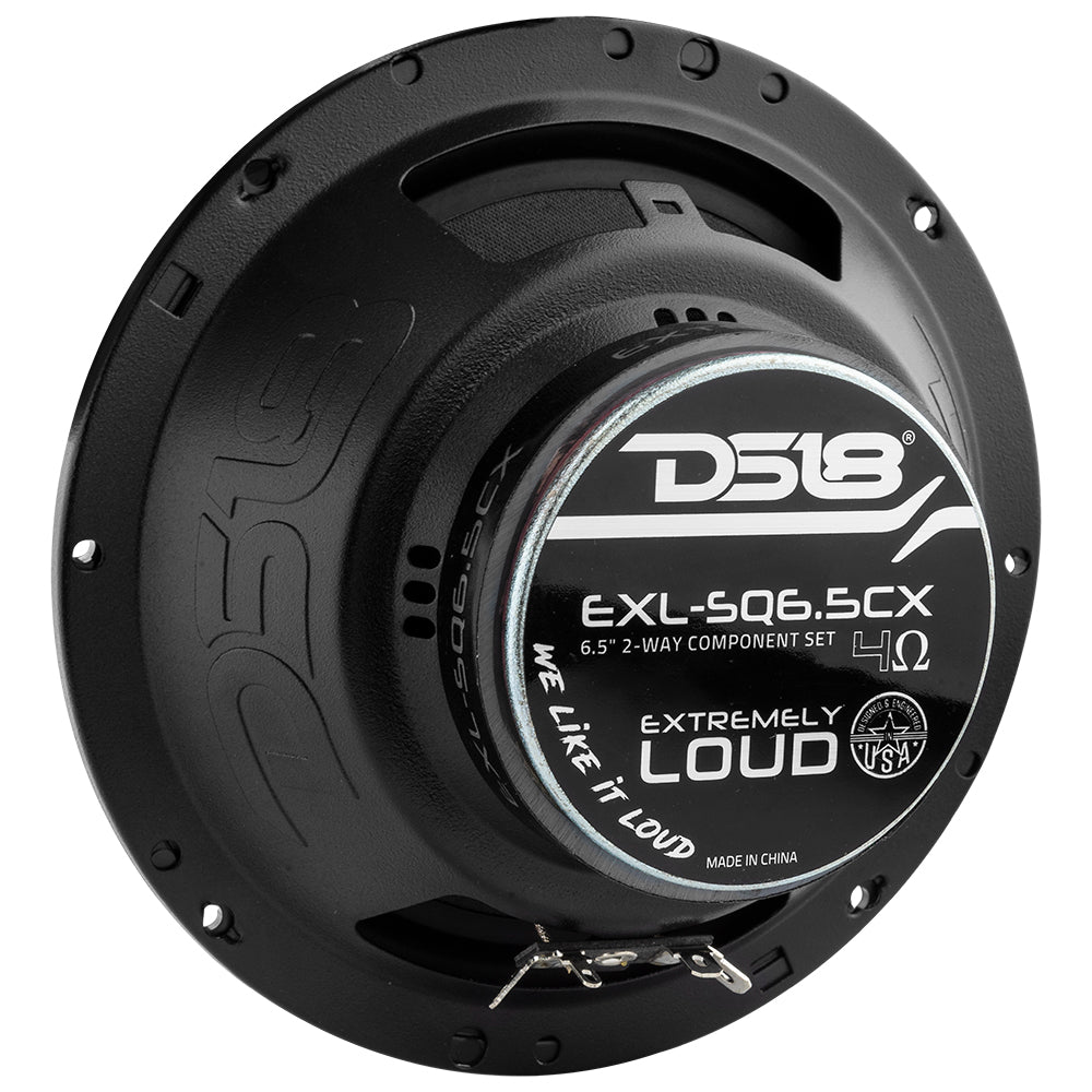 EXL 6.5" 2-Way Component Speaker System | 150W RMS 4-Ohm - DS18