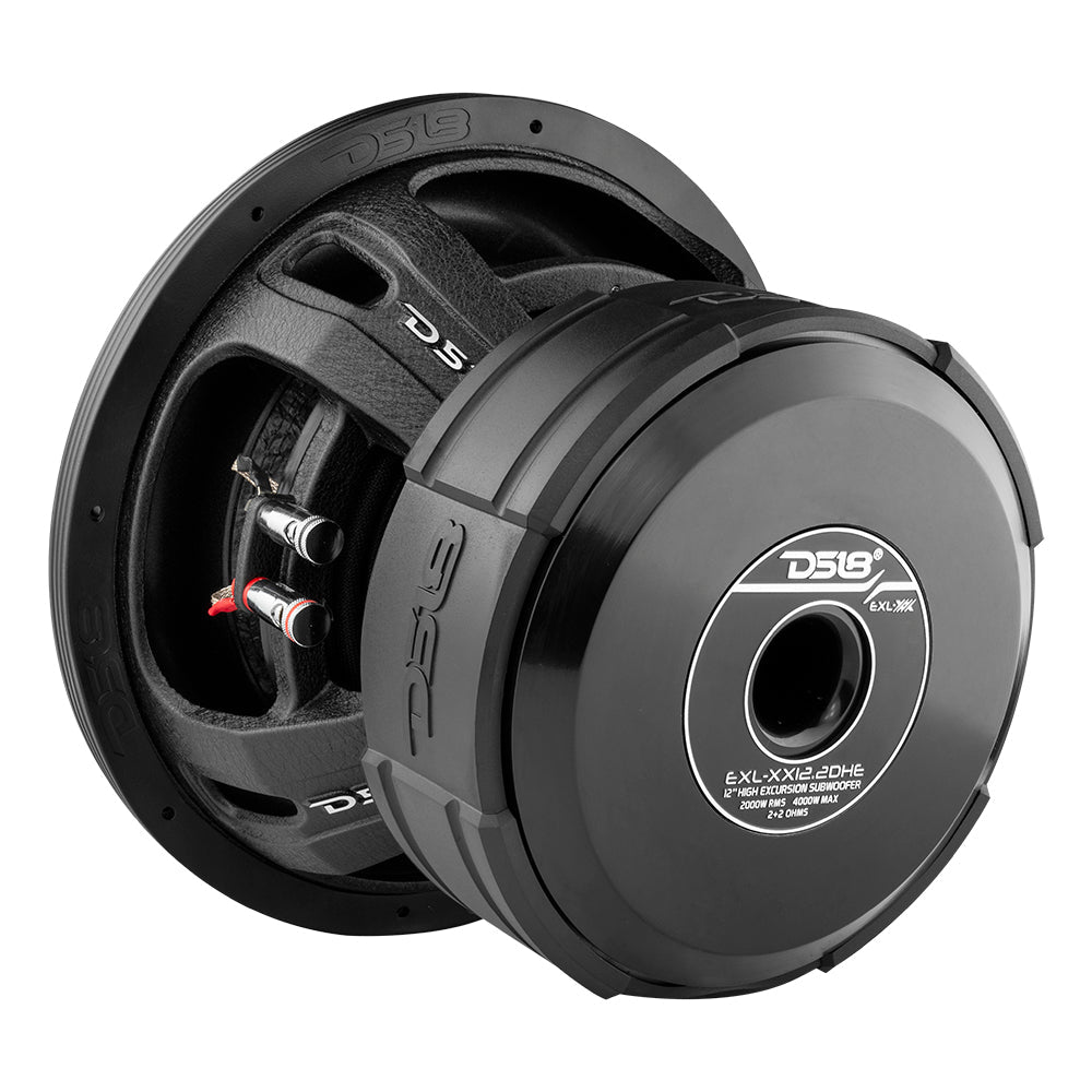 EXL XX 12" High Excursion Subwoofer 2000 Watts Rms DVC 2-Ohm - DS18