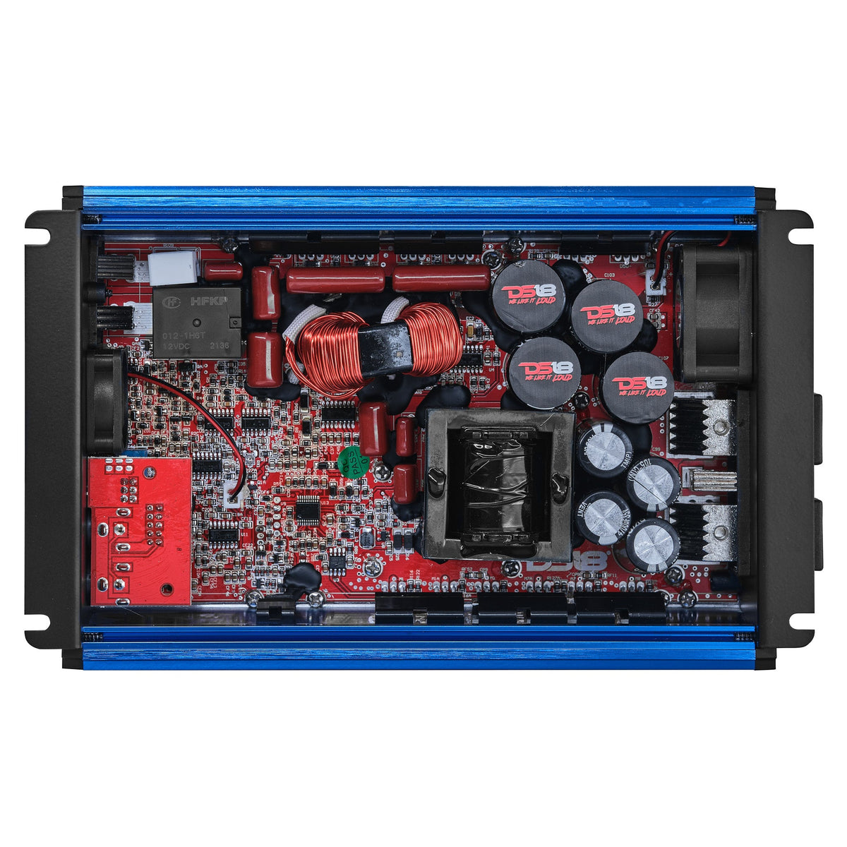 FRP Compact Full-Range Class D 1-Channel Amplifier 2,500 Watts Rms @ 1-Ohm - DS18