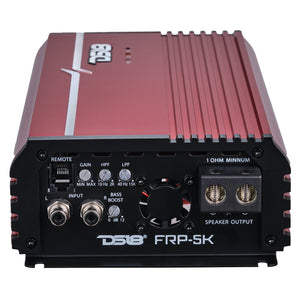 FRP Compact Full-Range Class D 1-Channel Amplifier 5,000 Watts Rms @ 1-Ohm - DS18