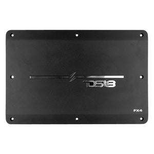 Flush Mount / Surface Mount 4 Channel Class D Amplifier With Acrylic Cover for Custom Installation 4 X 180 Watts RMS @ 4 Ohm