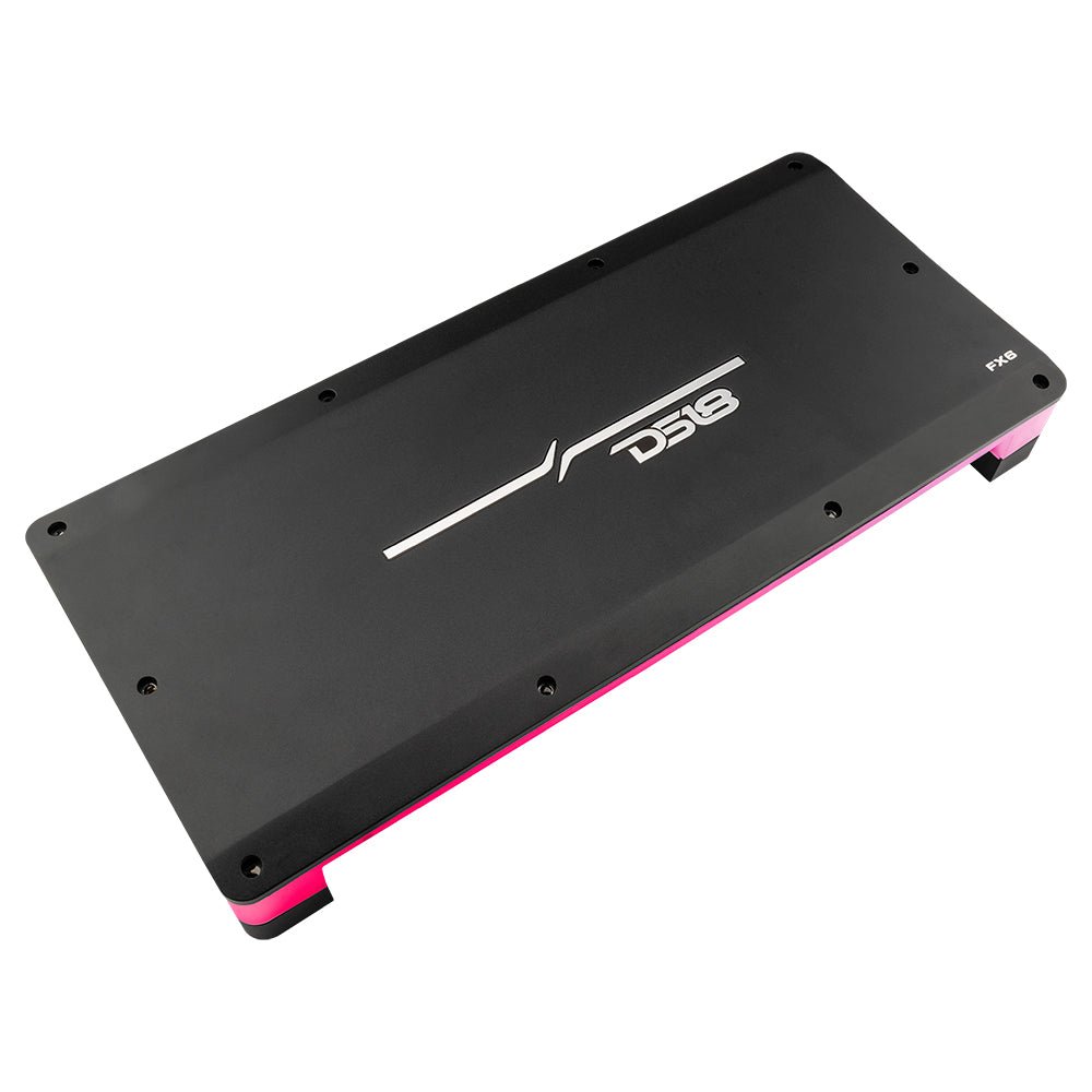 Flush Mount / Surface Mount 6 Channel Class D Amplifier With Acrylic Cover for Custom Installation 6 X 180 Watts RMS @ 4 Ohm